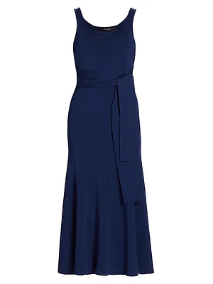 Jacqueline Godet Tie-Front Dress