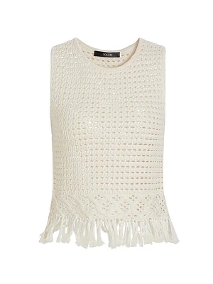 Myla Fringe Cropped Tank Top