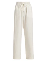 Linen-Blend Lounge Pants