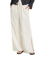 Linen-Blend Lounge Pants