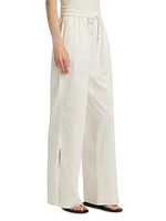 Linen-Blend Lounge Pants