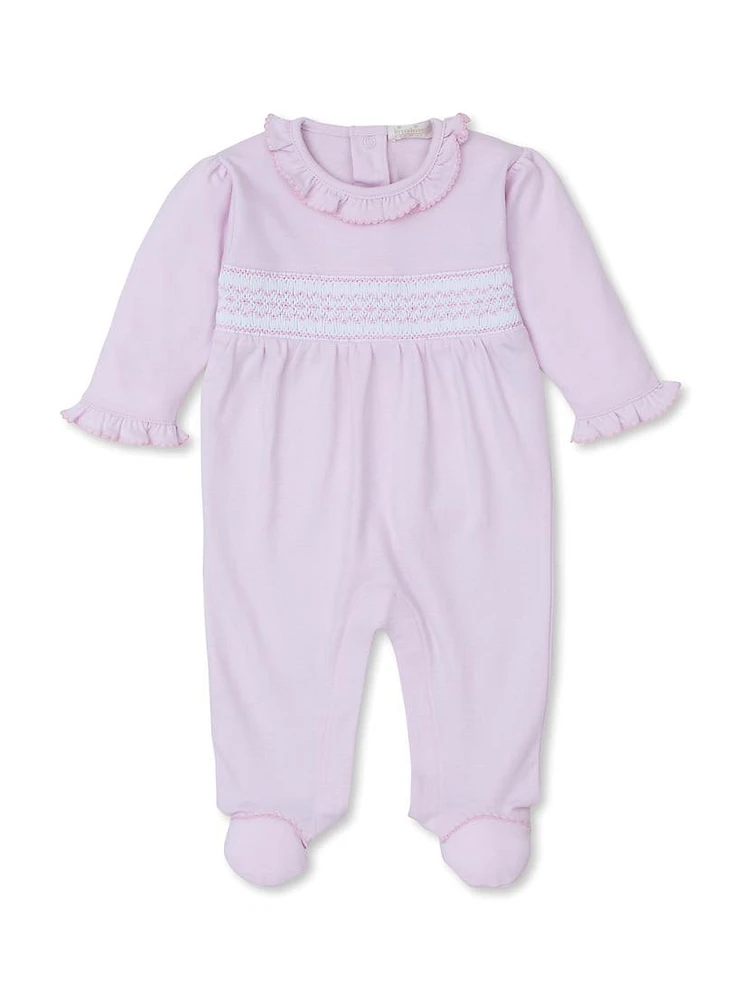 Baby's Hand-Smocked Footie