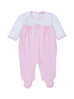 Baby Girl's Bunny Footie