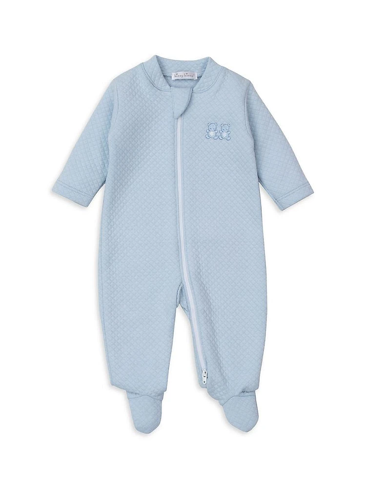 Baby's Jacquard Zip Footie