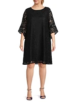 Plus Julia Floral Lace Dress