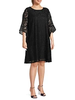 Plus Julia Floral Lace Dress