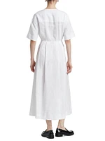 Day Linen Midi-Dress