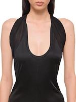 Dancer Liquid Jersey Halter Top