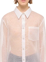 Curved Sheer Bubble Shirt