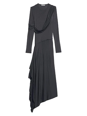 Protection Draped Midi-Dress