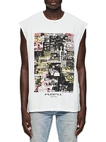 Poster Graphic Cotton Tank Top