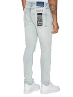 Van Winkle Blue Ice Distressed Stretch Skinny Jeans