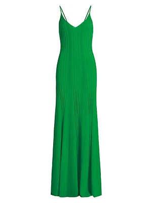 Pamila Rib-Knit Maxi Dress