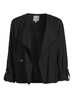 Rumba Linen Moto Jacket