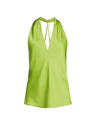 Crepe Halter Top