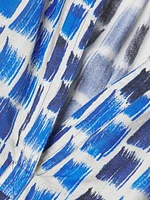 Brushstroke Print Top