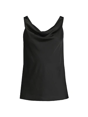 Crepe Drape Tank Top