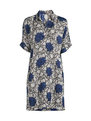 Petal Bloom Devon Mini Shirtdress