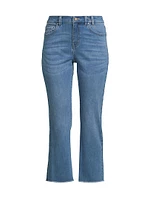 Mid-Rise Denim Boot Jeans