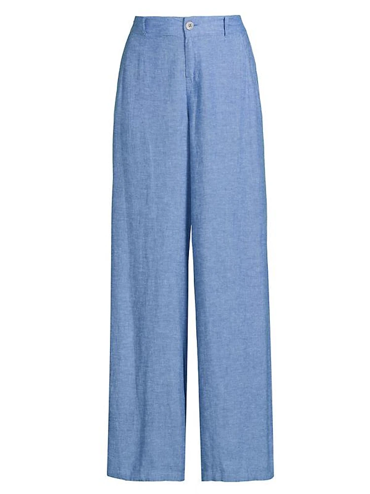 Rumba Linen-Blend Trousers