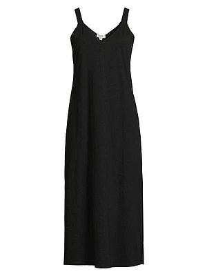 V-Neck Tank Midi-Dress