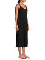 V-Neck Tank Midi-Dress