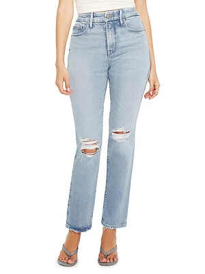 Good Legs Straight-Leg Jeans