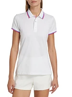 Stretch Piqué Mesh Polo T-Shirt