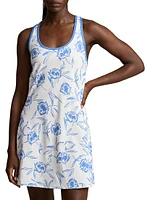 Floral Stretch-Interlock Tennis Dress