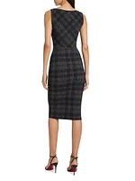 Adlia Plaid Cocktail Dress