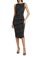 Adlia Plaid Cocktail Dress