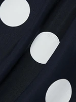 Wang Polka Dot Cocktail Dress