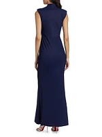 Duina Cowlneck Gown