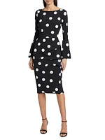 Addax Polka Dot Cocktail Dress