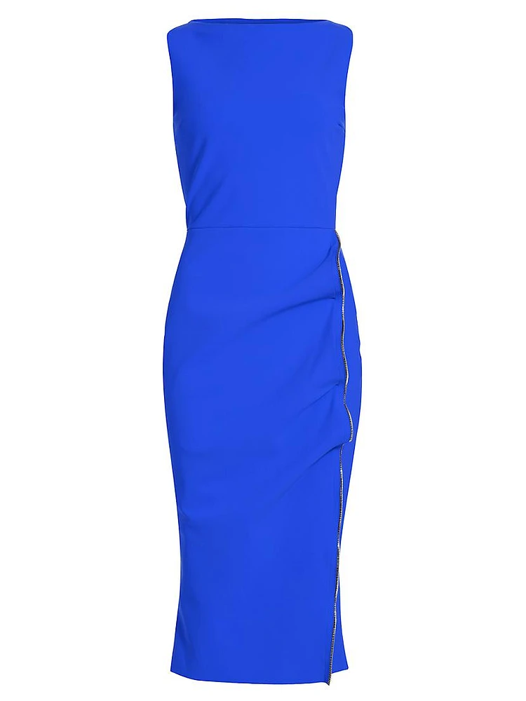 Branka Zipper Cocktail Dress