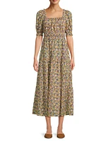 Marguerite Tiered Floral Dress