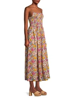 Carmen Smocked Floral Maxi Dress