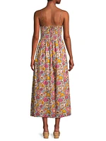 Carmen Smocked Floral Maxi Dress