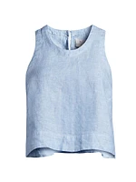 Esther Linen Crop Tank