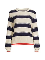 Ryann Striped Cotton Sweater