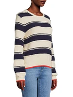 Ryann Striped Cotton Sweater