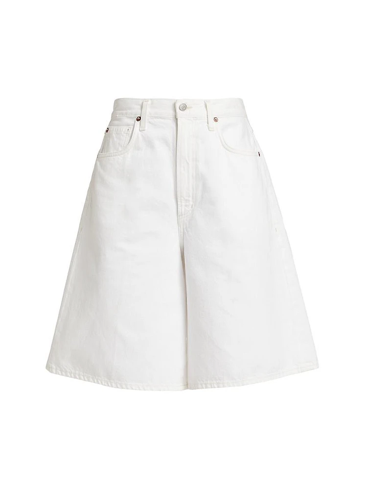 Nolan Cotton Flare Shorts