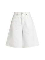 Nolan Cotton Flare Shorts