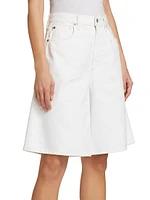 Nolan Cotton Flare Shorts