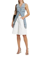 Trina Denim Sleeveless Minidress