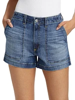 Analeigh Stretch Denim Shorts