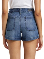 Analeigh Stretch Denim Shorts