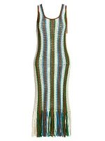 The Benefits Crochet Fringe Dress