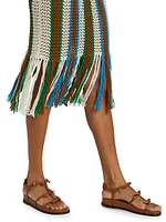 The Benefits Crochet Fringe Dress