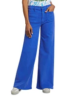 Undercover Sneak Mid-Rise Wide-Leg Jeans